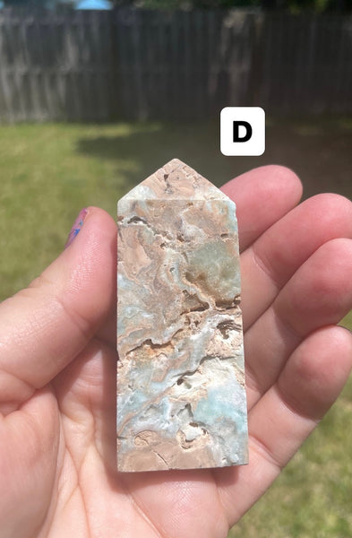 Hemimorphite Crystal Obelisk