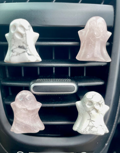 Ghost Crystal Car Clips