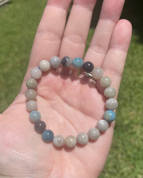 Trolleite Crystal 8mm Bead Bracelet