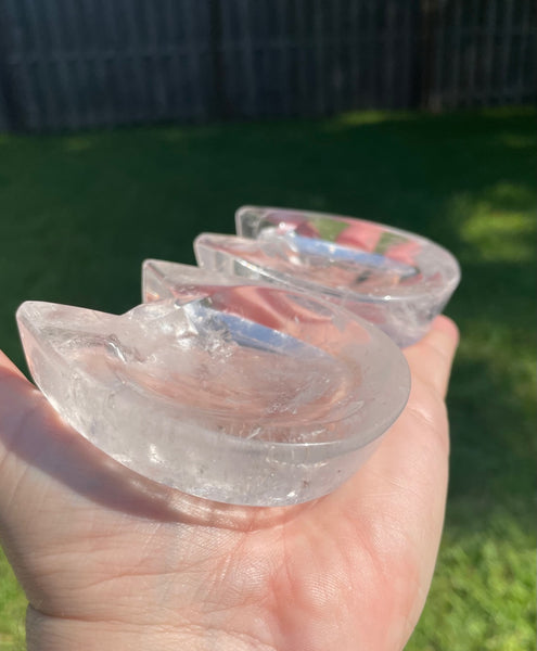 Cat Head Clear Quartz Bowl