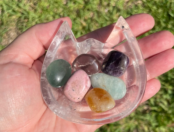 Cat Head Clear Quartz Bowl