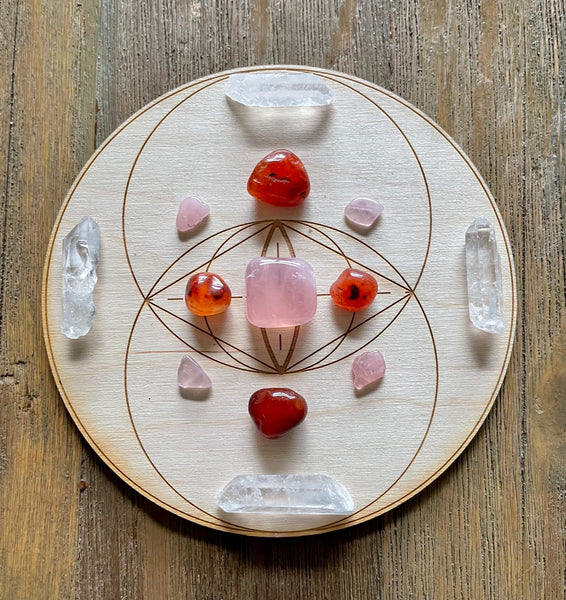 Mary Magdalene Crystal Grid Kit