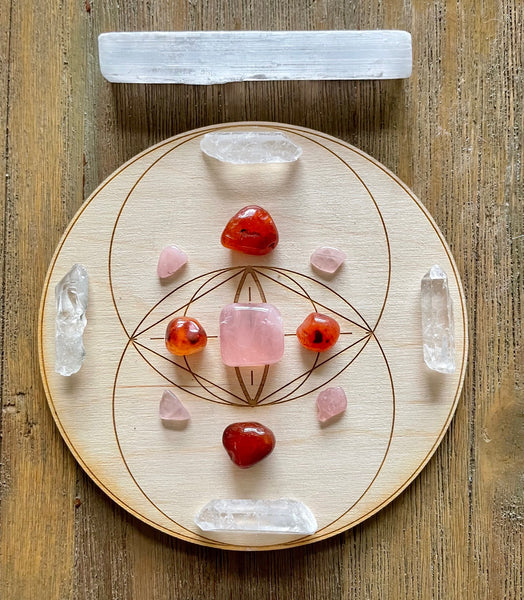 Mary Magdalene Crystal Grid Kit