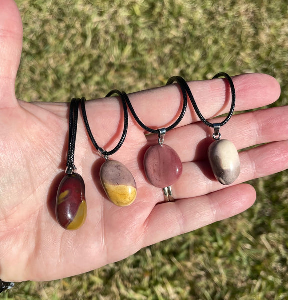 Mookaite Jasper Crystal Necklace