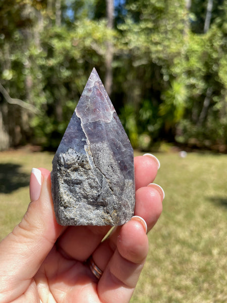 Iolite Crystal Polished Point