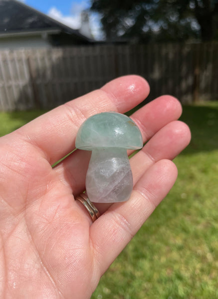 Fluorite Crystal Mushroom