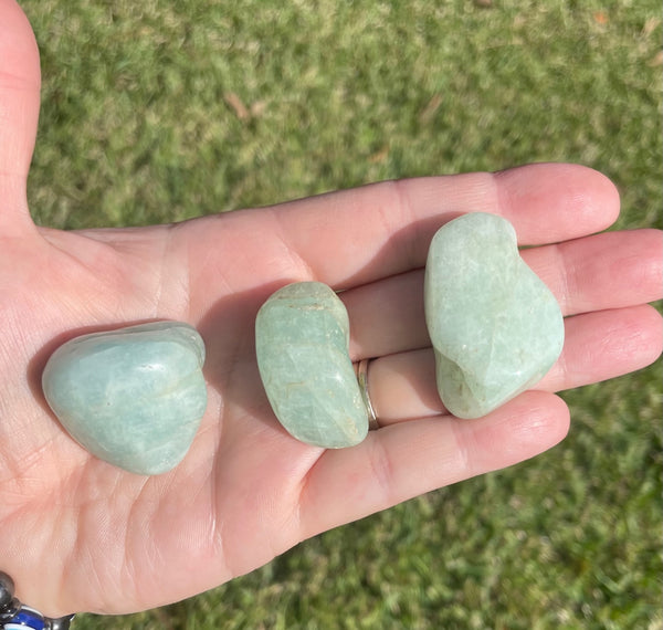 Aquamarine Large Tumbled Crystal