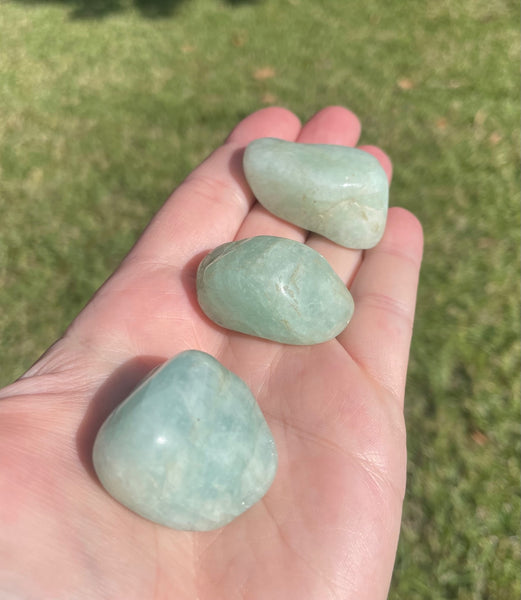 Aquamarine Large Tumbled Crystal