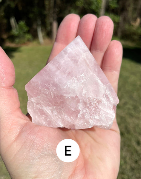 Rose Quartz Crystal Polished Point