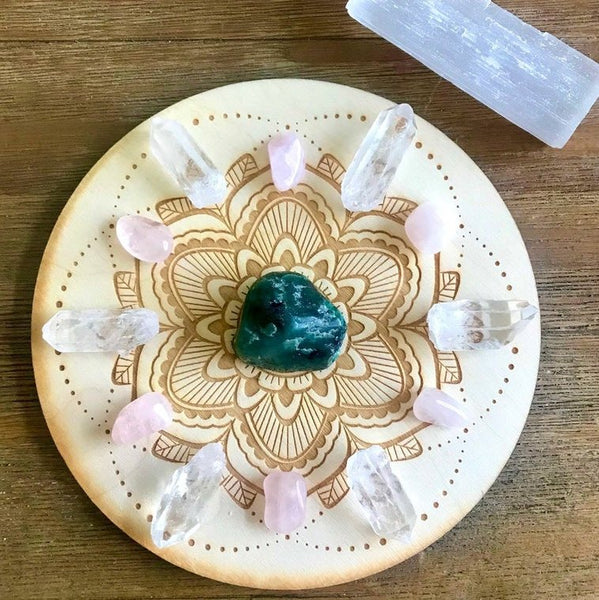 Love Communication Healing Crystal Grid Kit