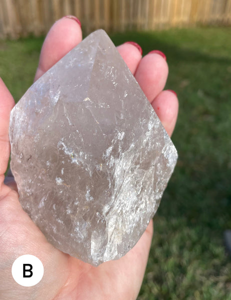 Smoky Quartz Crystal Polished Point