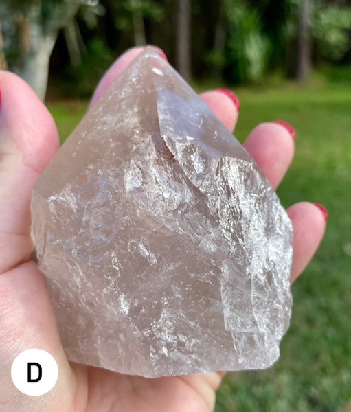 Smoky Quartz Crystal Polished Point