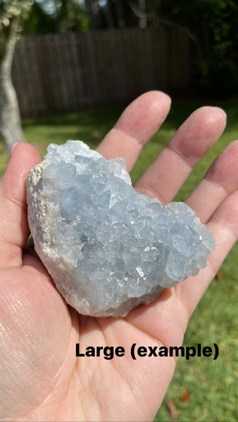 Celestite Crystal Cluster