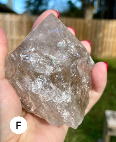 Smoky Quartz Crystal Polished Point