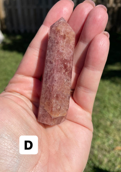 Red Aventurine Crystal Tower