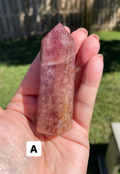 Red Aventurine Crystal Tower