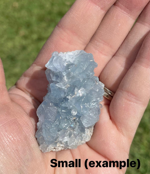 Celestite Crystal Cluster