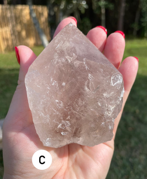 Smoky Quartz Crystal Polished Point