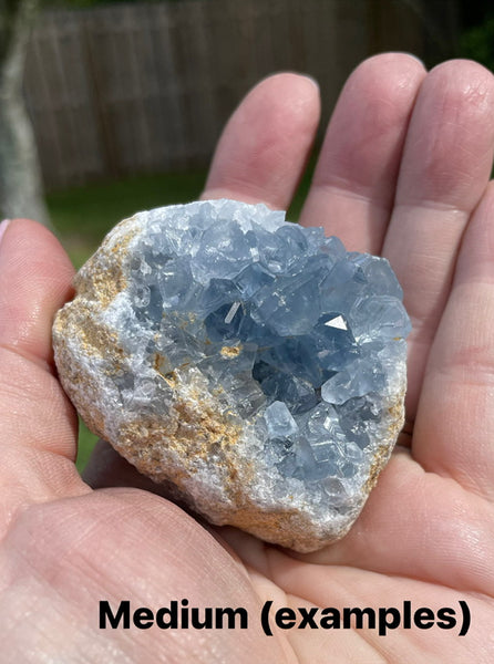 Celestite Crystal Cluster