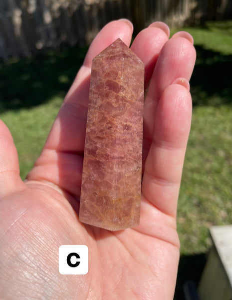 Red Aventurine Crystal Tower