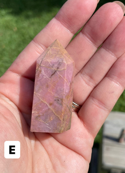 Rhodonite Crystal Tower