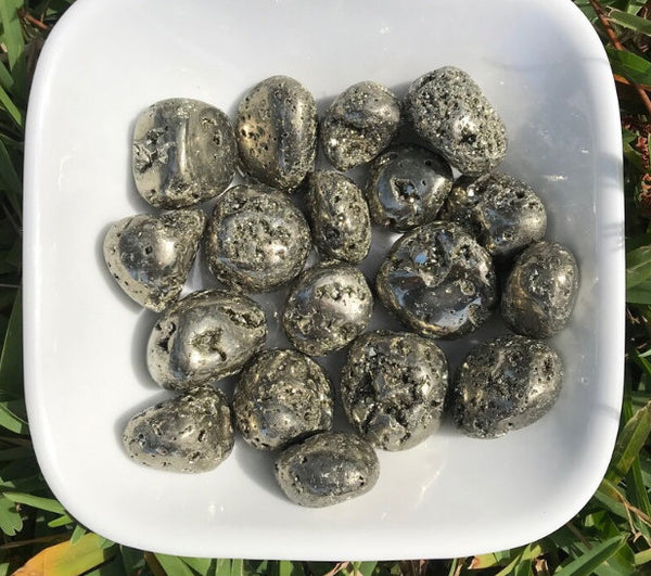 Tumbled Pyrite Crystal