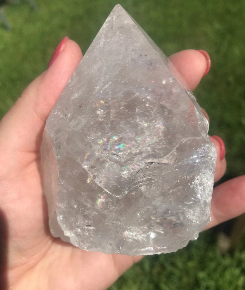 Clear Quartz Crystal Polished Point