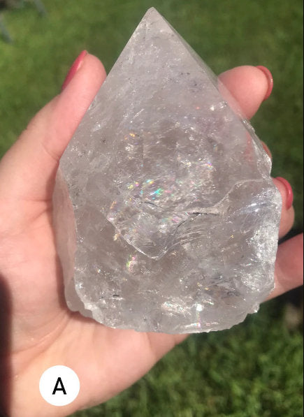 Clear Quartz Crystal Polished Point
