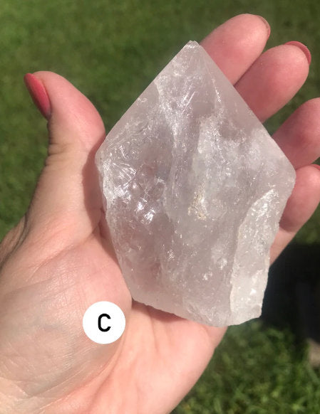 Clear Quartz Crystal Polished Point