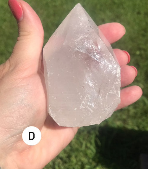 Clear Quartz Crystal Polished Point