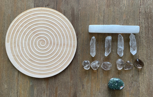 Earth Element Crystal Grid Kit