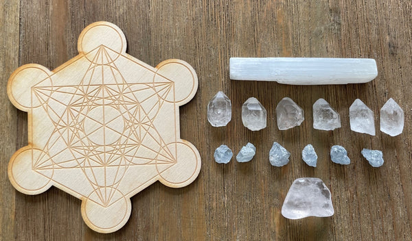 Spirit Ether Element Crystal Grid Kit