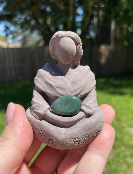 Divine Mother Goddess Gypsum Statue