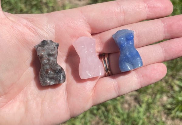 Mini Goddess Body Crystal Carving
