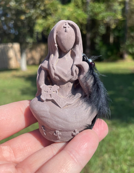 The Morrigan Goddess Gypsum Statue