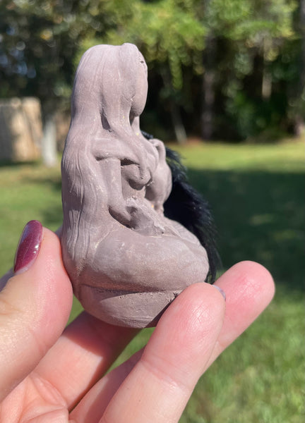 The Morrigan Goddess Gypsum Statue