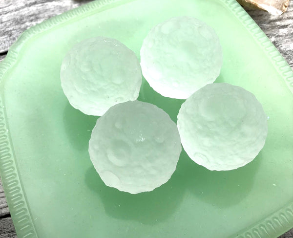 Clear Quartz Moon Carving Sphere