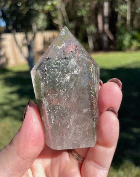 Garden Quartz Lodolite Tower C