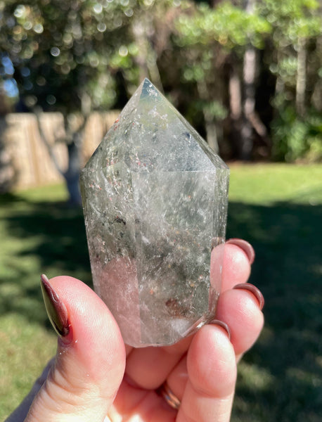 Garden Quartz Lodolite Tower C