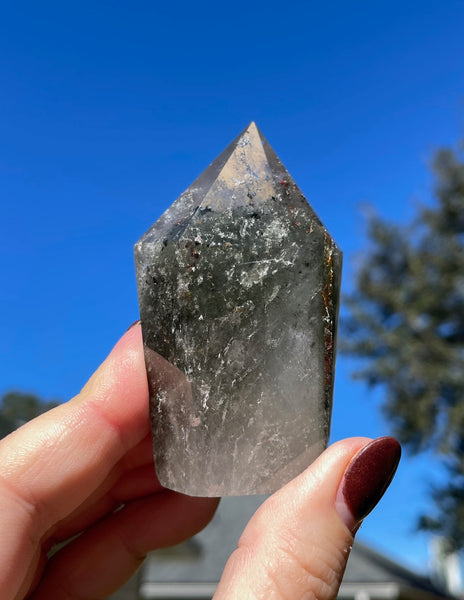 Garden Quartz Lodolite Tower C