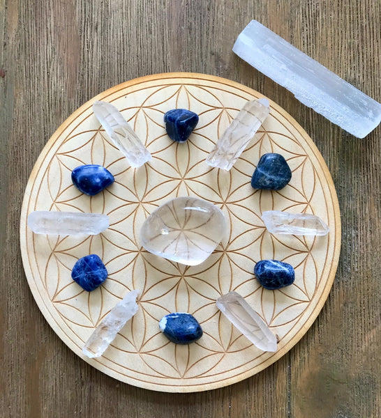 Clear Communication and Truth Crystal Grid Kit