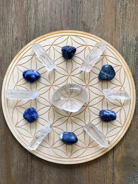 Clear Communication and Truth Crystal Grid Kit