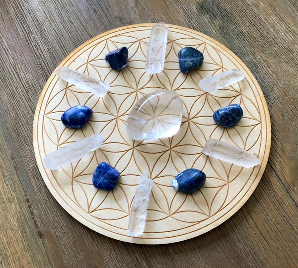 Clear Communication and Truth Crystal Grid Kit