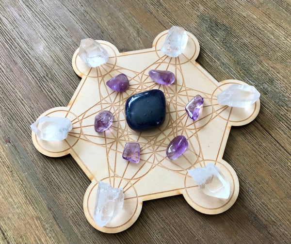 Vision Intuition Strength Crystal Grid Kit