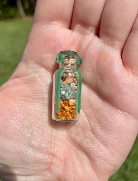 Abundance and Good Fortune Spell Jar