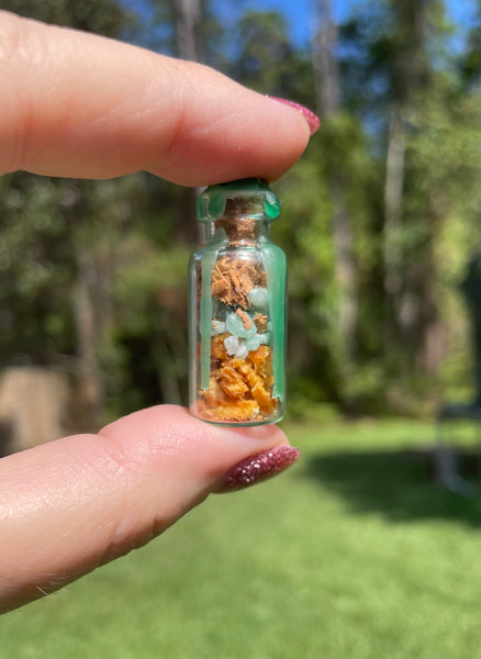 Abundance and Good Fortune Spell Jar