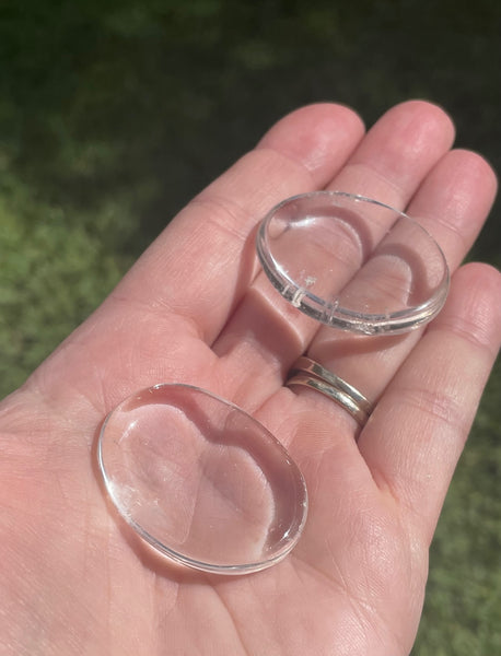 Clear Quartz Grade A Worry Stone