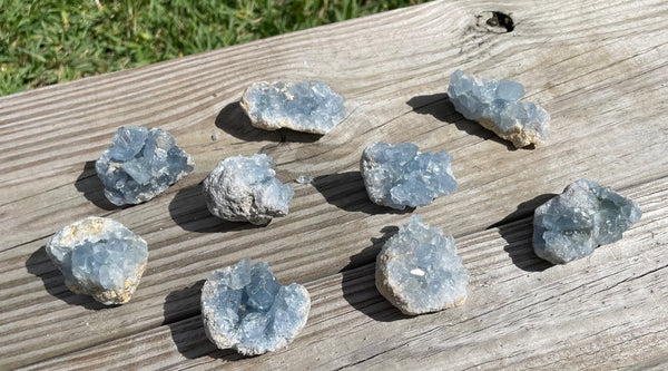 Celestite Crystal Cluster