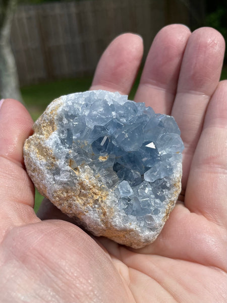 Celestite Crystal Cluster