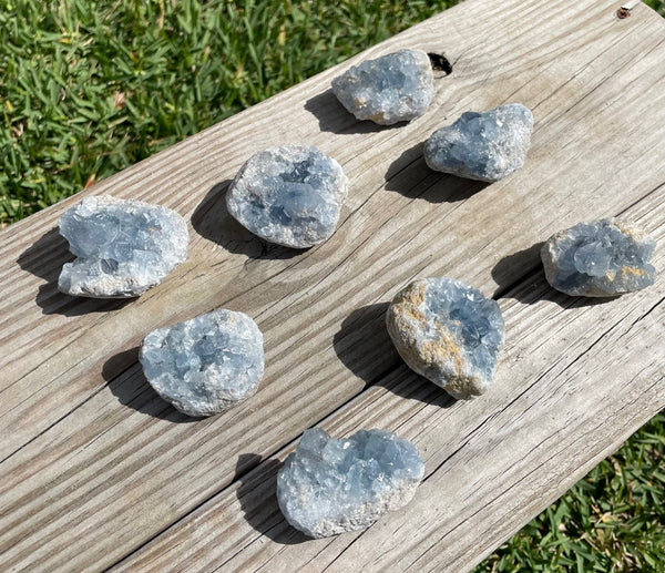 Celestite Crystal Cluster